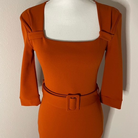 Vintage Chic Midi Dress Size 8 - Picture 5 of 11